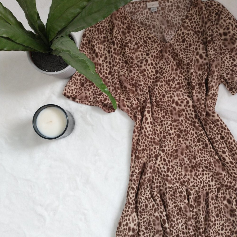 A New Day Animal Print Dress - Small